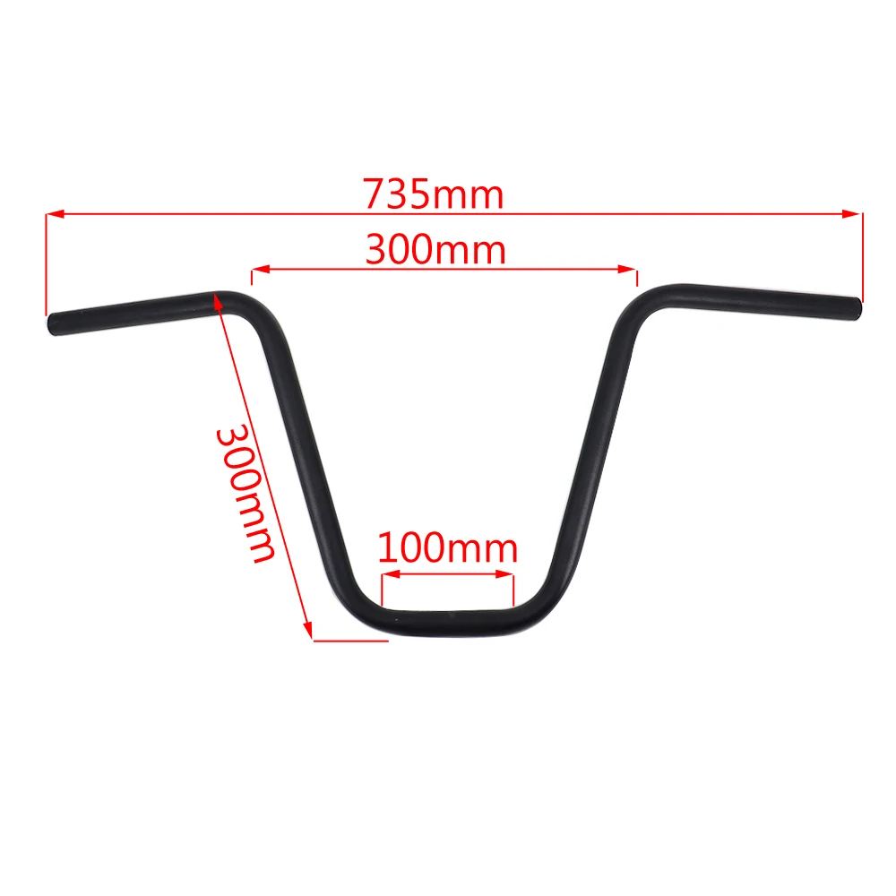 Motorcycle 16 inch Rise Ape Hanger Handlebar For Harley Sportster XL 883 1200 FLST FXST Custom