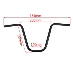 Motorcycle 16 inch Rise Ape Hanger Handlebar For Harley Sportster XL 883 1200 FLST FXST Custom