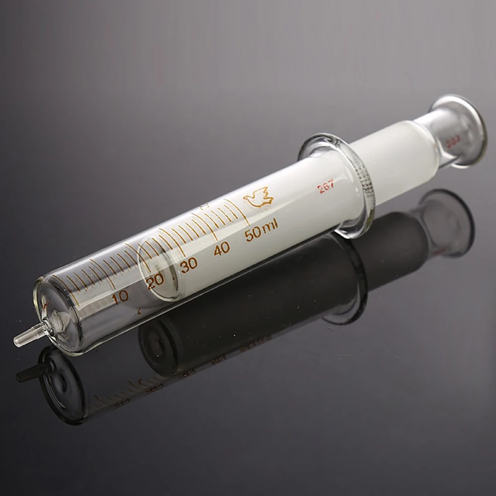 Glass Syringes for Liquid Metal Needle Transparent Measuring Syringe Tools 2ML 5ML 10ML 30ML Glass Syringe Mobile Phone Repair