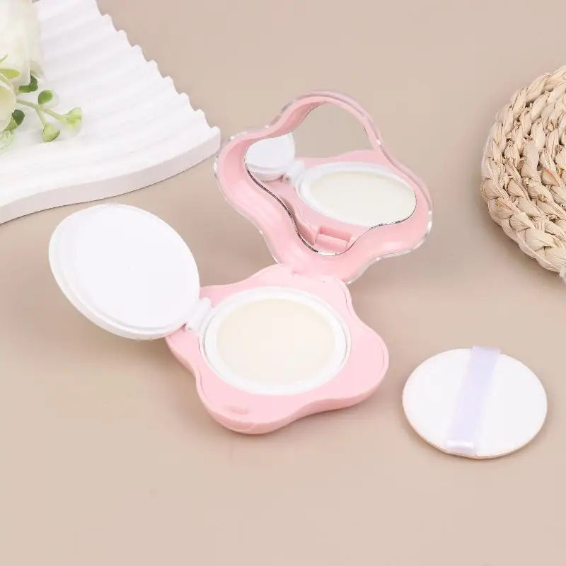 Air Cushion Foundation DIY Box Mini Cute Empty Puff Box Portable Mirror For Bb Cream Cosmetic Makeup Case Container With Sponge