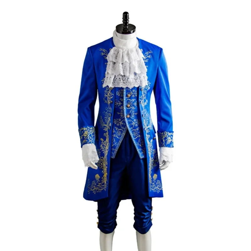 

Beauty Cos and the Beast Costume Prince Adam Cosplay Halloween Carnival Costumes For Adult Men