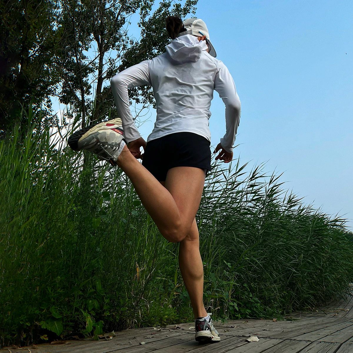 Bmai maratona tênis de corrida respirável branco profissional para homem amortecimento luxo designer esporte formadores tenis