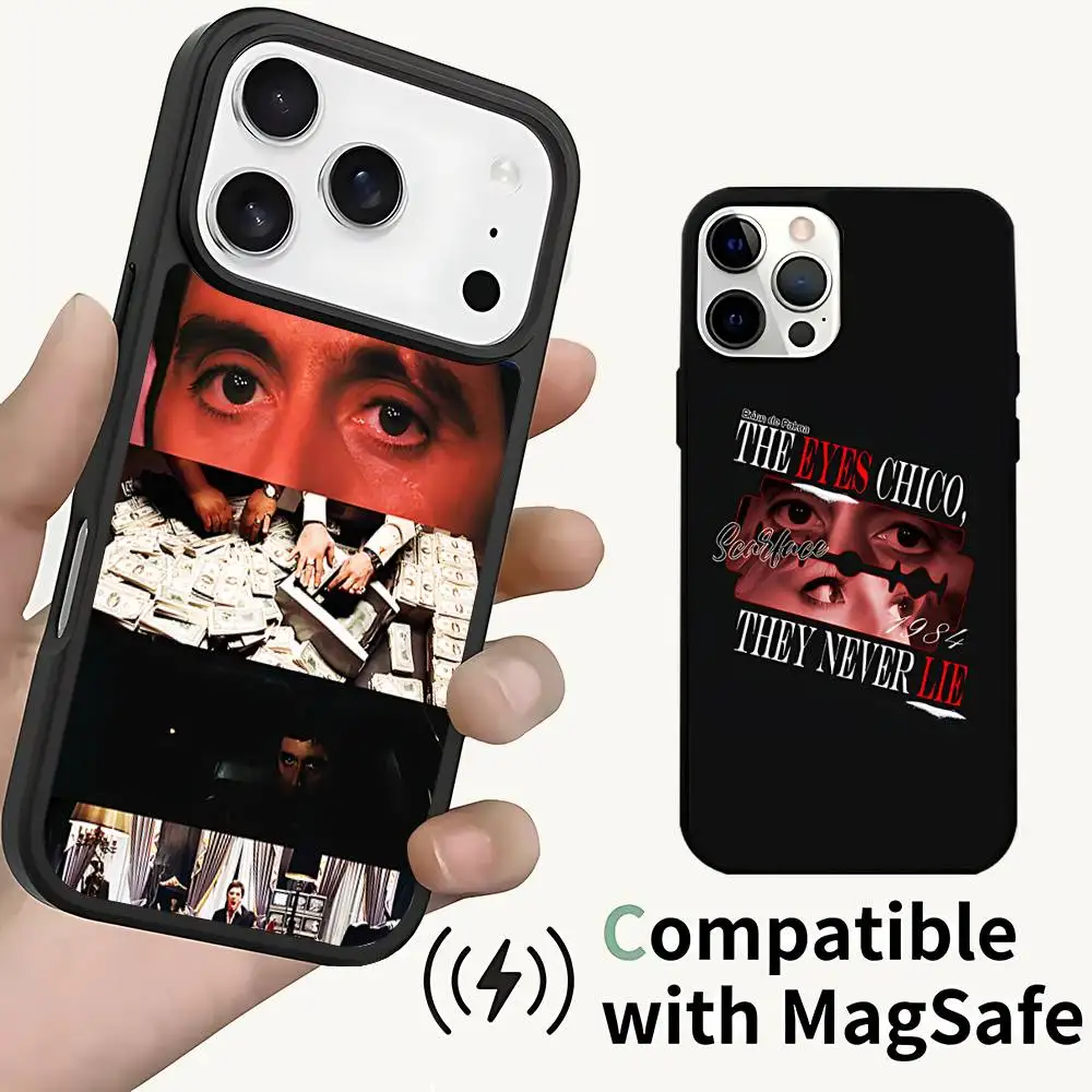 

Scarfaces The World Is Yours Case For iPhone 17,16,15,14,13,12,11,Pro,Max,Plus,Mini,SE4,E Magnetic Magsafe Wireless Charging
