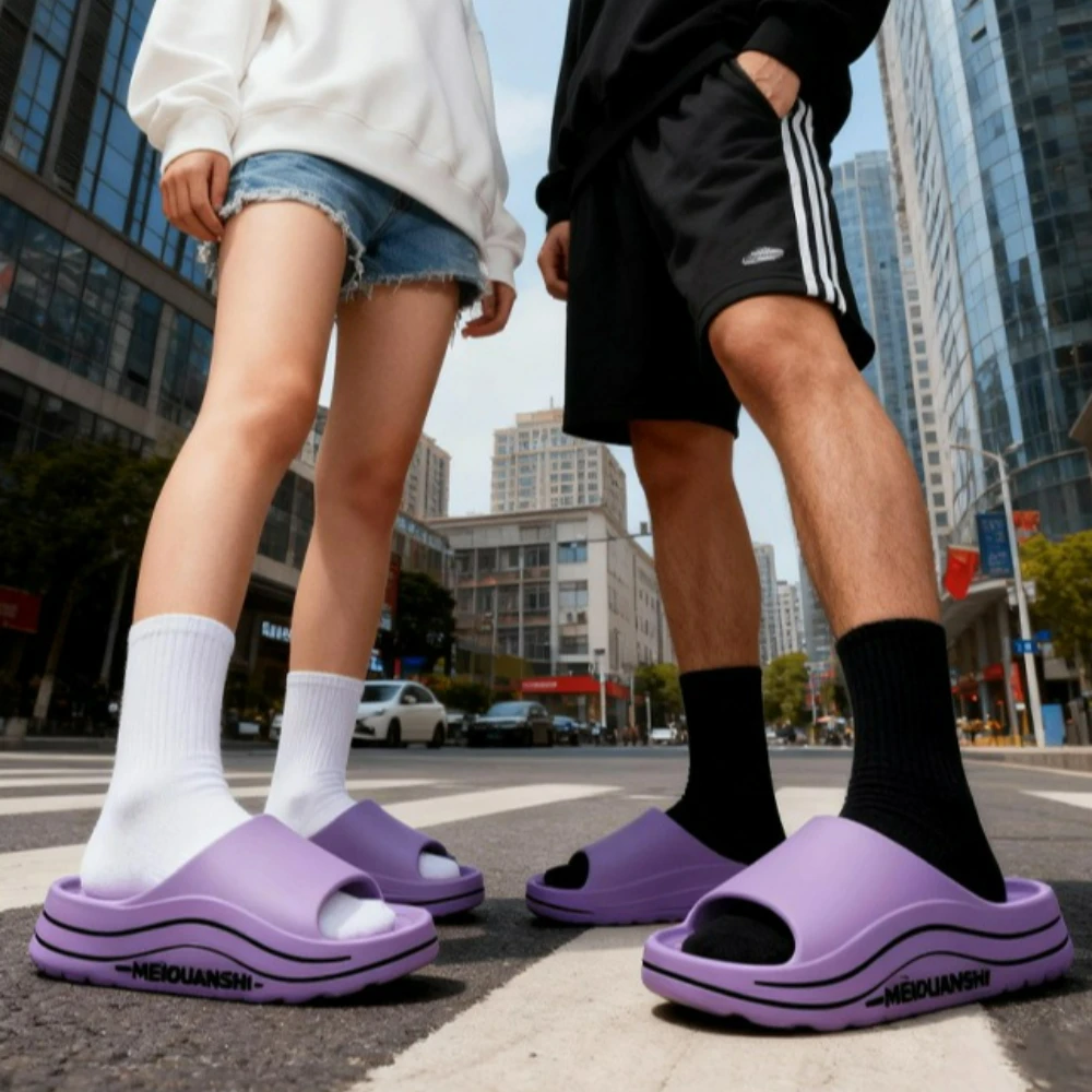 

Мужские тапочки, новые летние домашние тапочки для душа в ванной, противоскользящие крутые тапочки для женщин, которые можно носить на улице