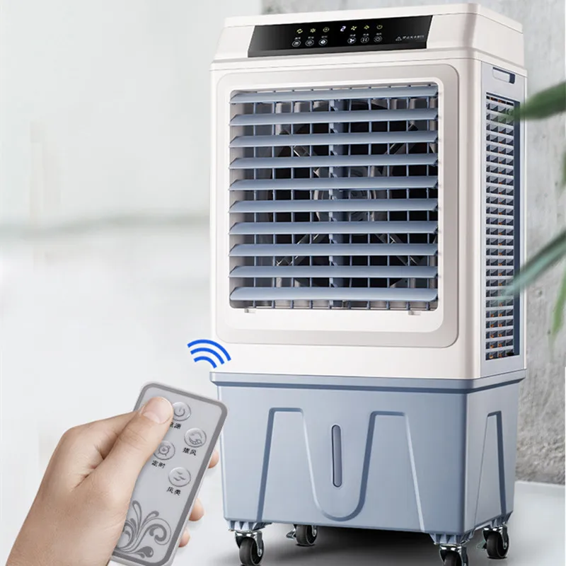 

Remote Control Air Conditioning Fan Household Air Cooler Cold Fan Refrigeration Workshop Mobile Water Cooling Air Conditioner