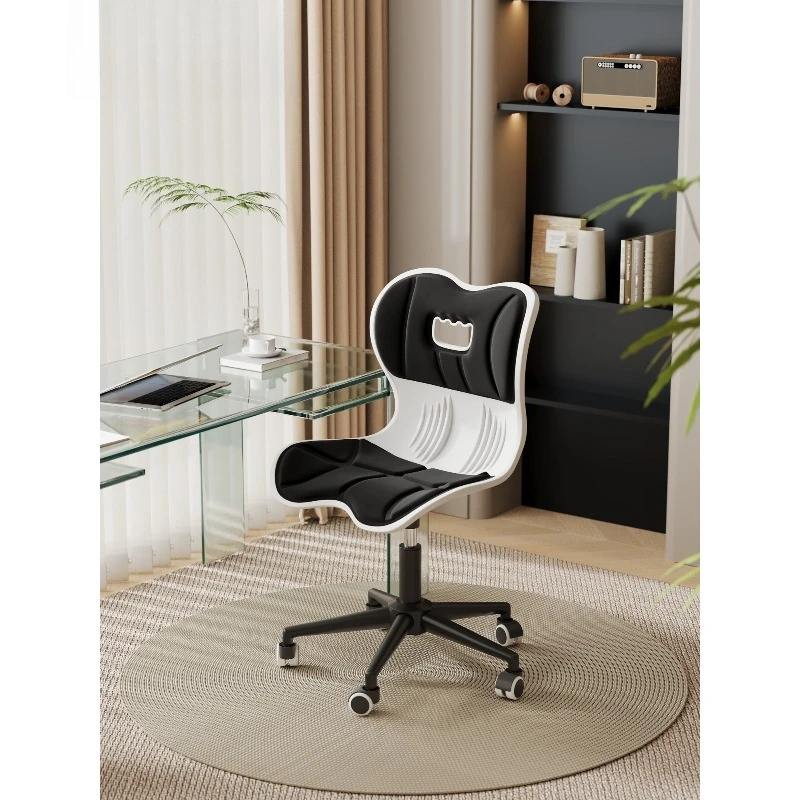 Makeup Chair Home Dressing Stool Office Study Desk Back Girls Bedroom Makeup Stool Lifting Swivel