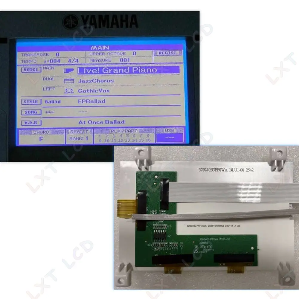 

Дисплей для Yamaha PSR S500 S550 S650 DGX520 DGX-620 630 640 mm6 mm8 LCD