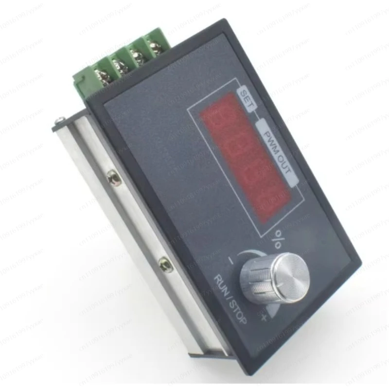 DC6-60V 30A Max DC Motor Speed Controller PWM Rotary Knob Encoder LED Digital Display Brush motor Control Module 1-100kHz