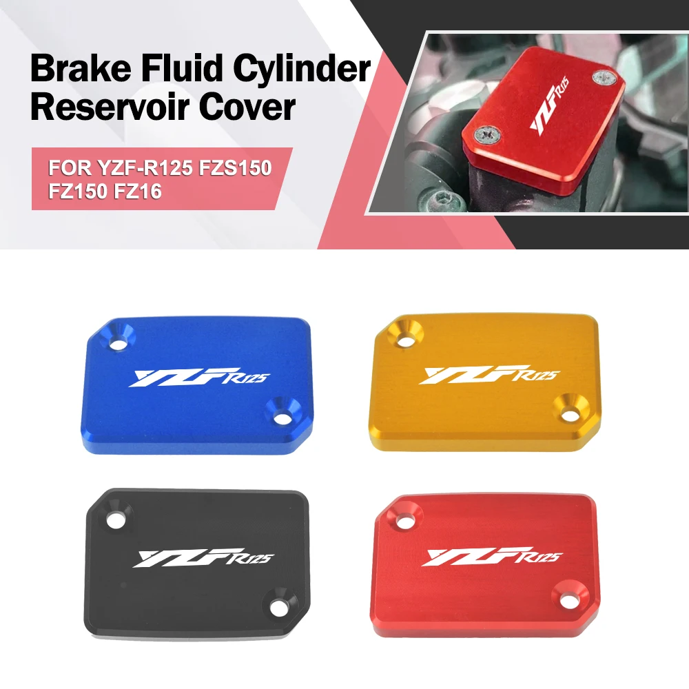FOR YAMAHA YZF-R125 FZ-16 FZS150 FZ150 YZFR15 V3 FZ16 Motorcycle CNC Front Brake Reservoir Fluid CNC Tank Cover Oil Cup Cap