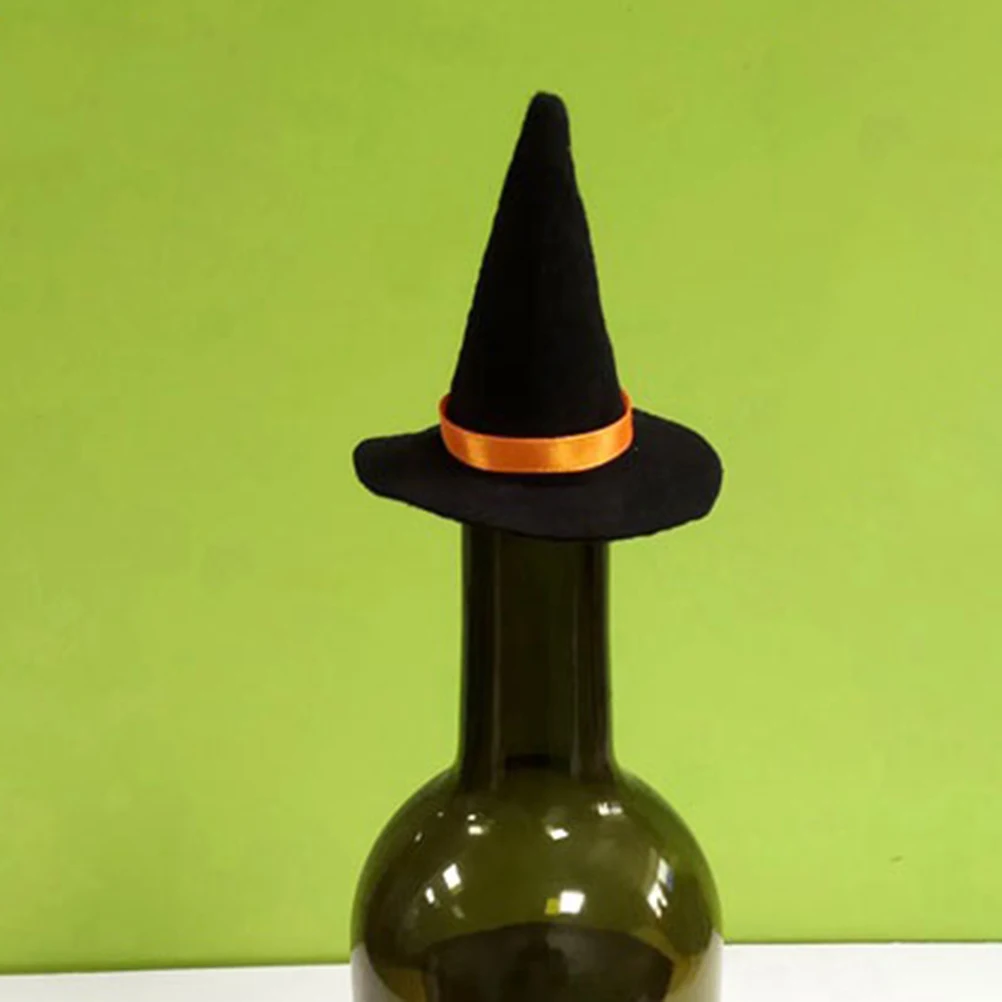 

6 pcs Witch Halloween Lightweight Black Witch Hat Mini Child Decoration Festive Party Props cosplay Gifts