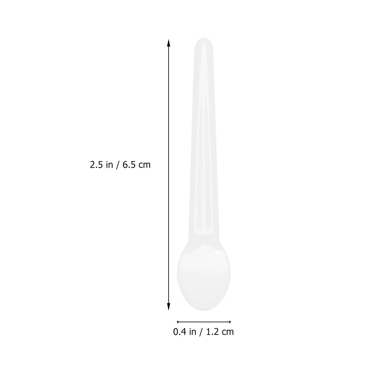 

100Pcs Scoop Face Cream Spatula Makeup Spoon Practical Durable Beauty Tool for Face Mask Cream Application Easy Grip