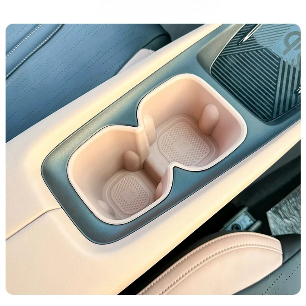 Original Car Color Water Cup Box Front Row Dirt Resistant Cup Groove Car Modified Storage Interior Accessories for BYD Seagull