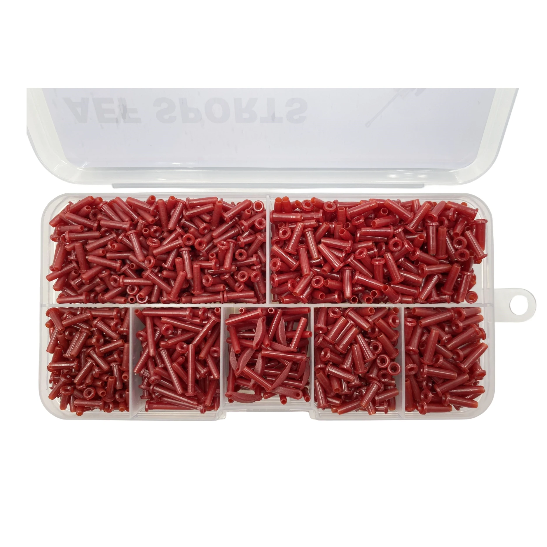 حلقات ومثقوب لمضرب كرة الريشة AEF / حزمة قيمة / 7 مقاسات #1