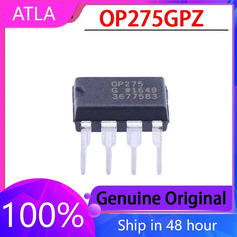 

1PCS New Original OP275GPZ Screen Printed OP275G DIP-8 Dual Channel Audio Operational Amplifier Direct Shot