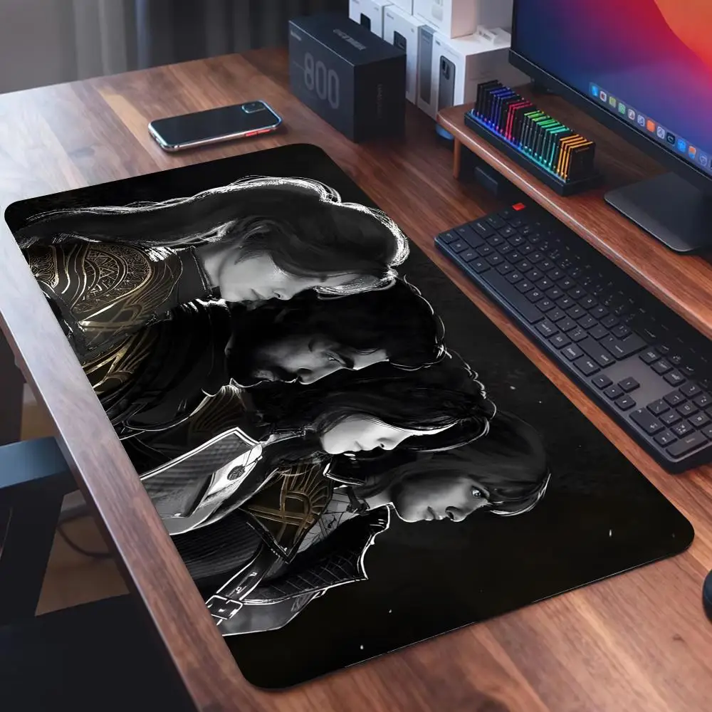 Adventurous Project E-Expedition 33 Mouse Pad Non-Slip Large Gaming Mat, Waterproof & Stitched Edge Desk Pad