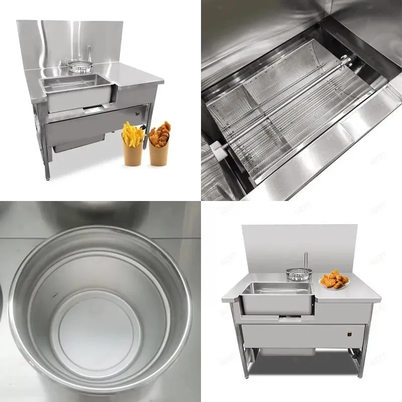 for Professional Commercial Kitchen Roast Chicken Workbench Manual & Quick Fry Food Electric Roast Chicken Workbench