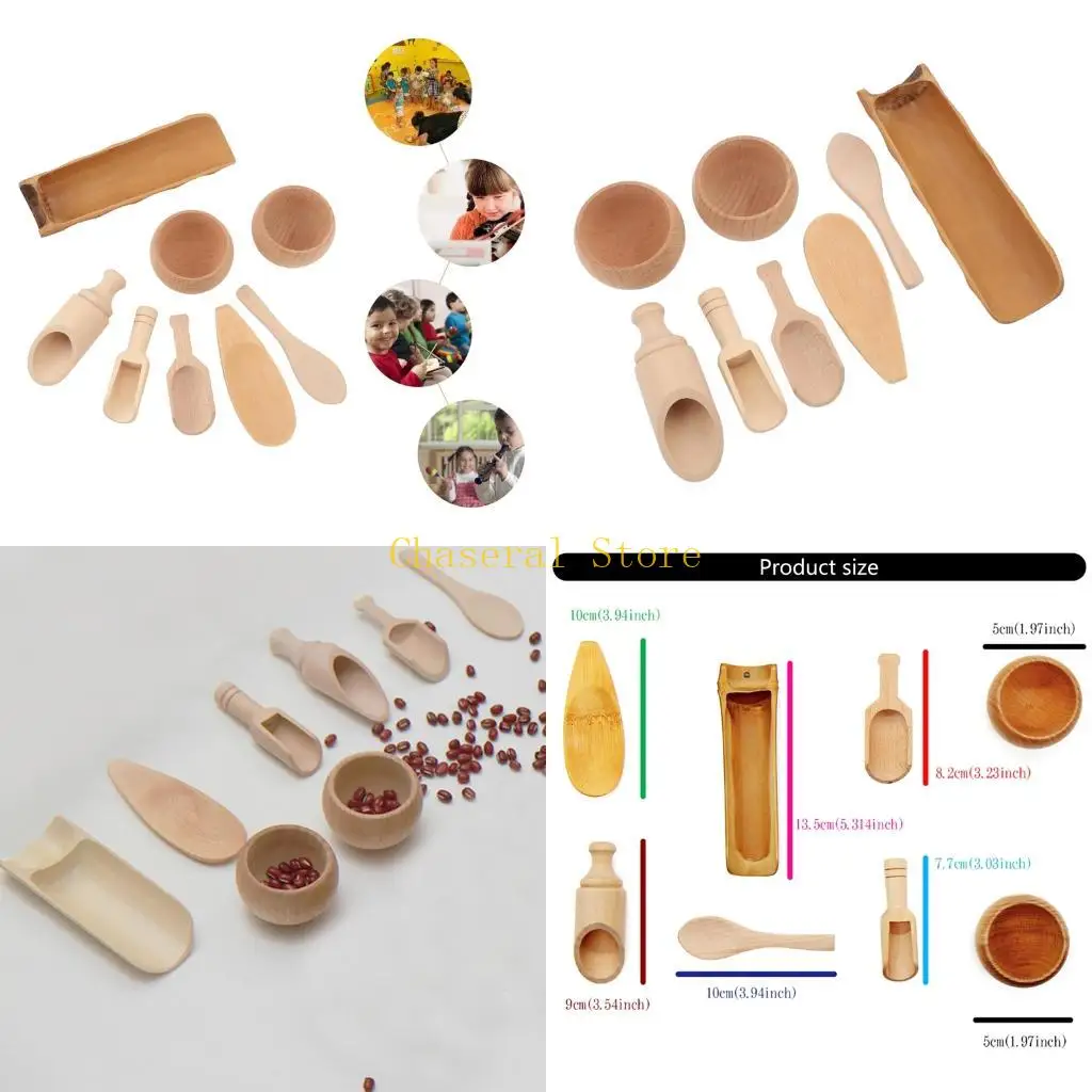 E7CE Toddler Kitchen Tool Set Smoothly Kitchen Utensils Pretend Play Toy For Child Grasping and Hand Skill Building