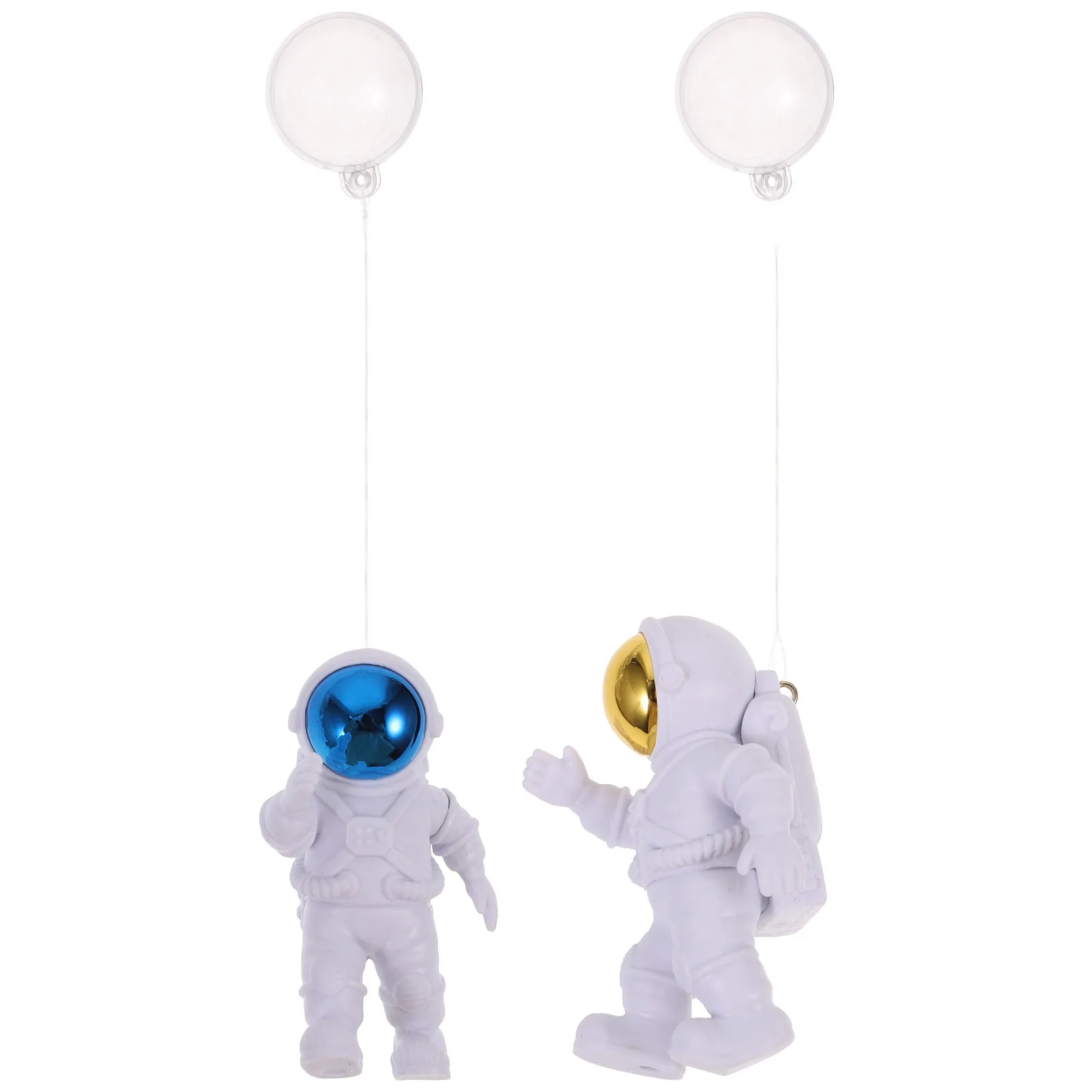 

2Pcs Resin Floating Spacemen Decor Floating Astronaut Fish Tank Aquarium Scene Layout Decoration Resin Spaceman Decor