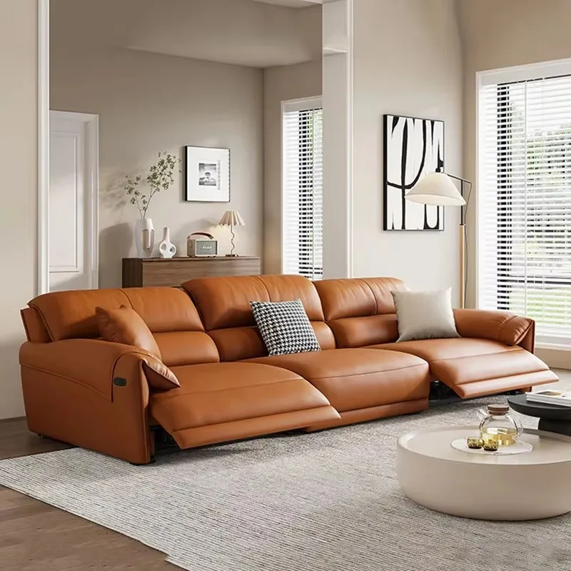 

Modern Loveseat Electric Sofa Waterproof Design Sleeper Lounges Couch Apartments Oversized Relax Divano Soggiorno Furniture Home