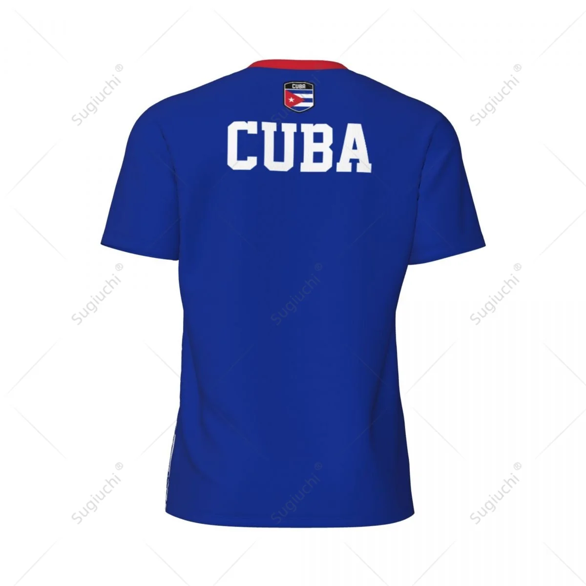 Exclusive design Cuba Flag Grain 3D Printed Men For Running Bike Soccer Tennis Fitness Sports tshirt Mesh Fans Short T-shirt