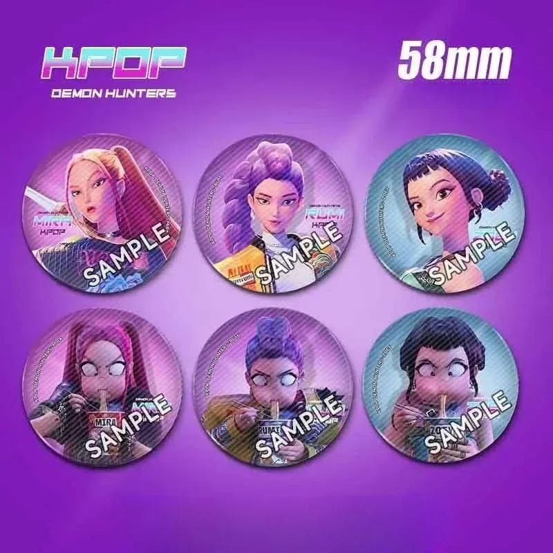 

K-Pop D-demon H-hunters, мягкая булавка на пуговицах, креативная брошь, значок персонажа, подходит для одежды, сумки, украшения, подарок для фаната