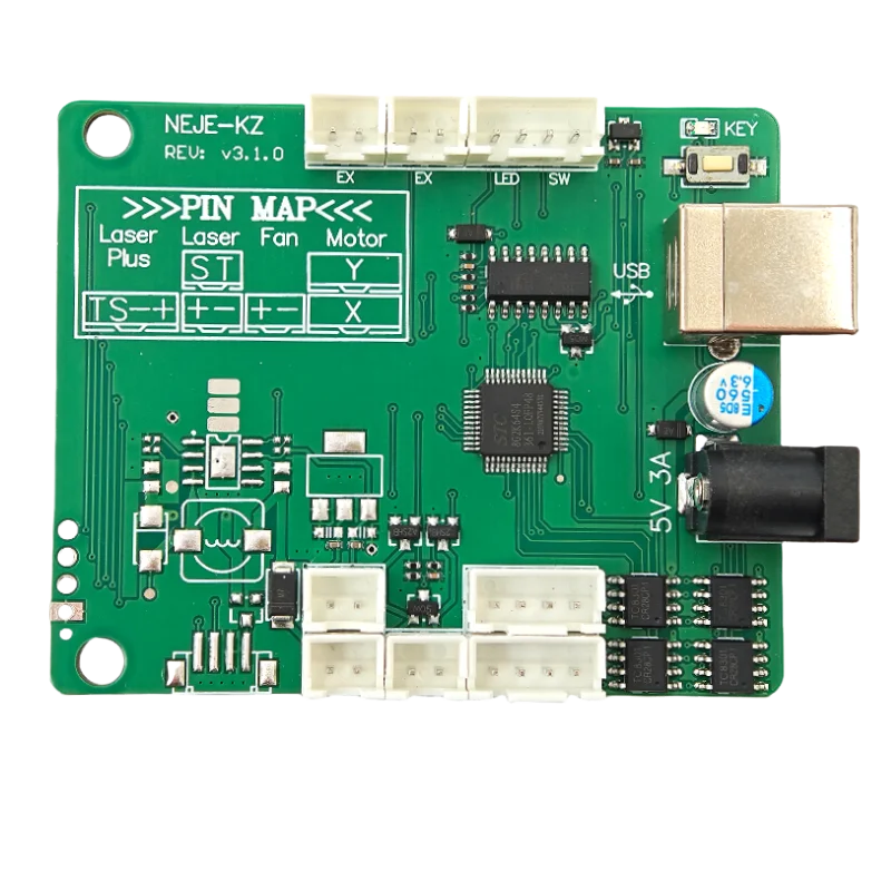 ¡CALIENTE! NEJE DK-8-KZ reemplaza la placa base adecuada para la máquina DK-8-KZ 1000mw 1500mw 2000mw 3000mw