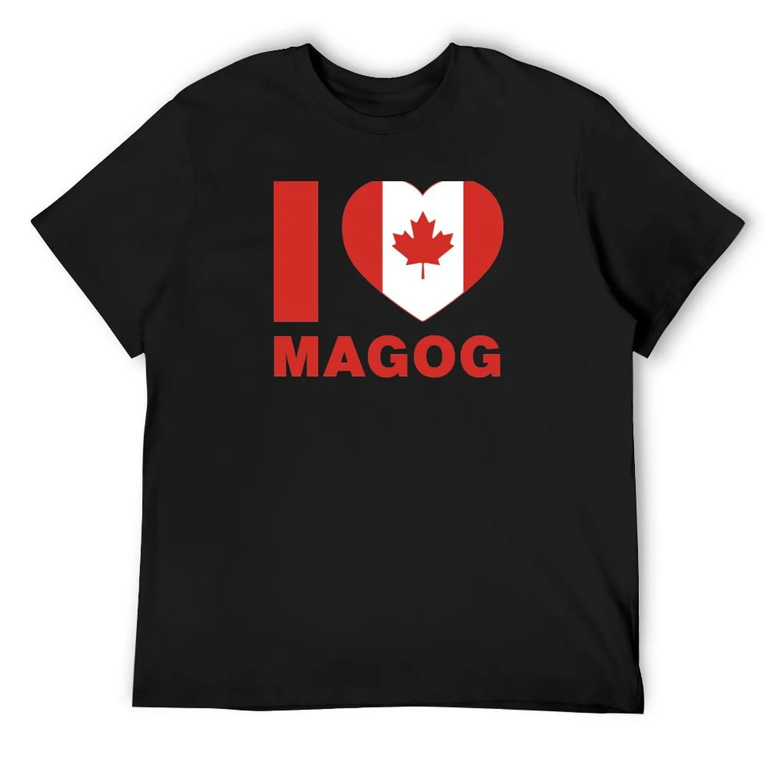 I Love Magog, Quebec from Canada T-Shirt summer clothes blacks tshirts personalised baggy shirts men t shirts high quality