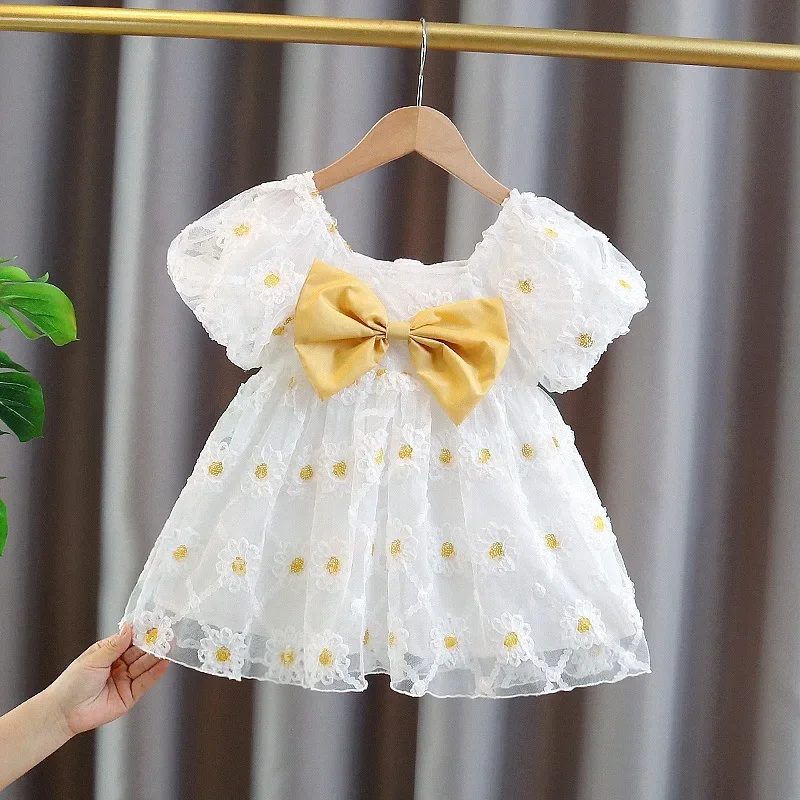 Summer Baby Girl Dress Party Birthday Princess Dress Floral Baptism Wedding Dresses For 0-3 year Newborn Clothes Vestidos