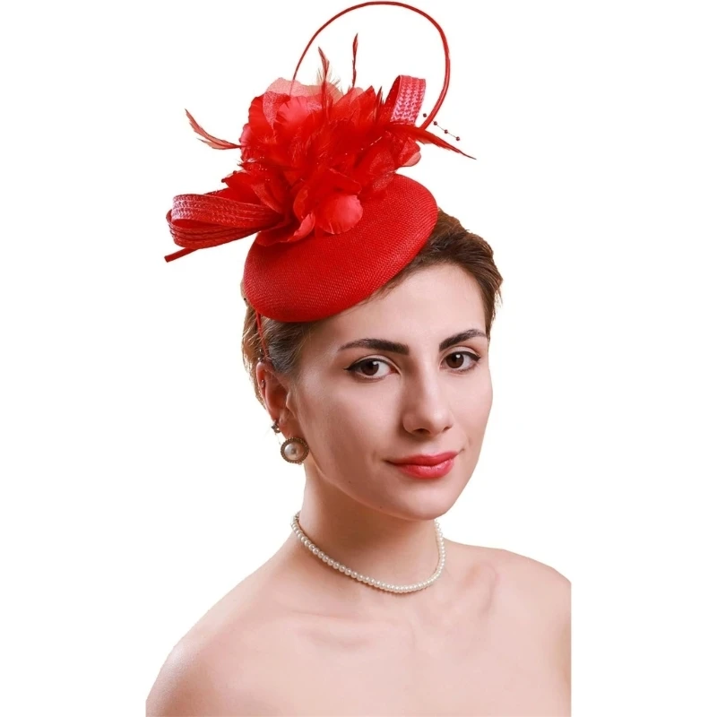 652f-ハンドメイド-ファシネーター-ハット-1920-年代-コスチューム-ハット-結婚式やティーパーティー用帽子