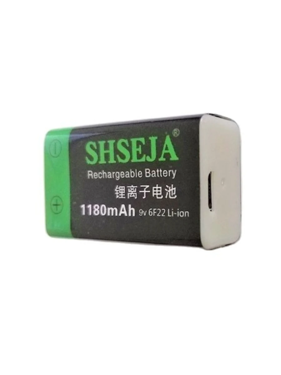 1pcs/lot 9V 1000mAh lithium ion battery 6F22 USB rechargeable battery detector toy rechargeable battery