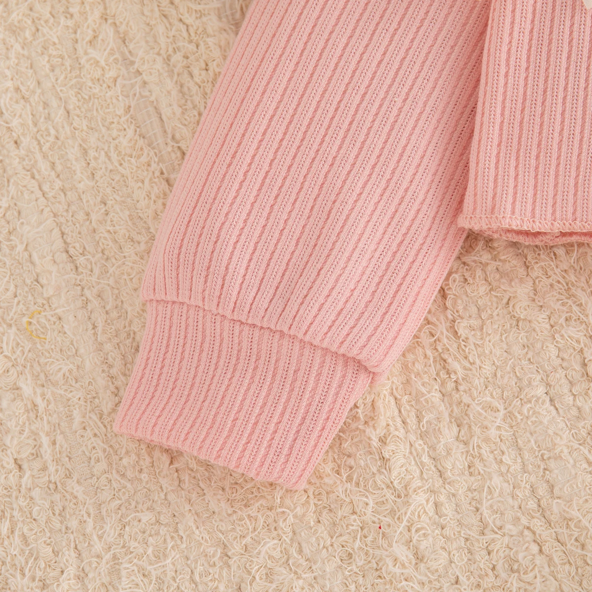 Baby-Mädchen-Kleidungsset: Rote Strickjacke mit Schleife und ärmellosem mehrlagigem Kleid, 2-teiliges Prinzessinnen-Outfit für Mädchen für die Weihnachtsfeier – Detail 9
