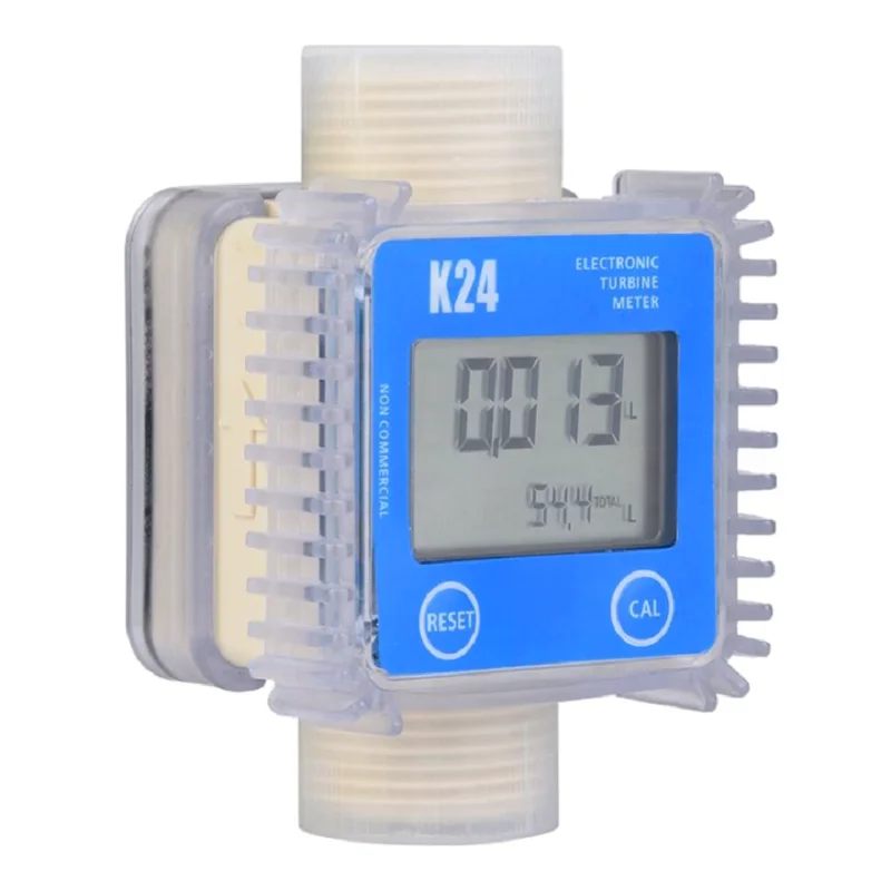 Digital K24 for TURBINE Digital Die-sel Fuel Flow Meter for Measuring Tools Chemicals Water Sea Liquid Flow Meter