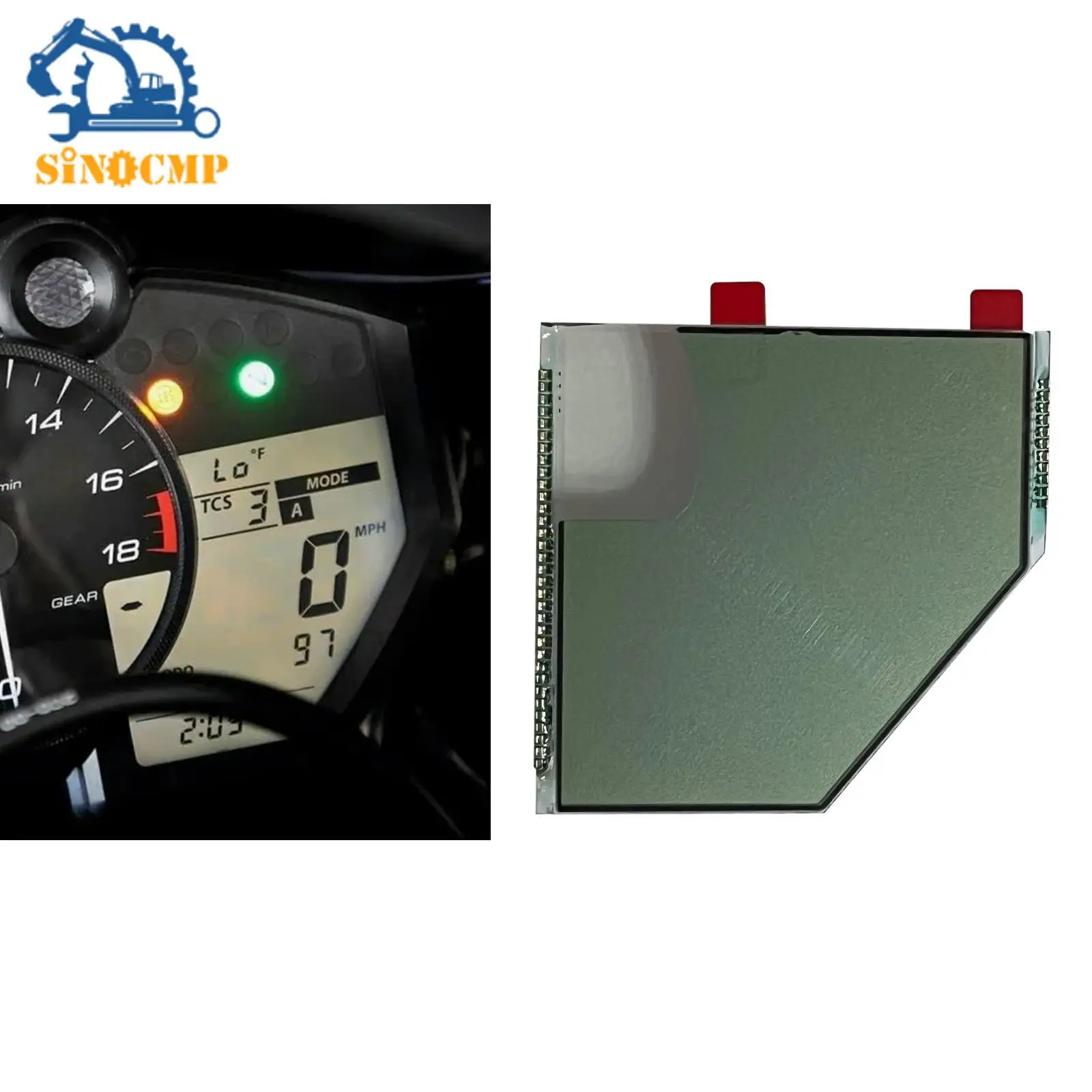 

1 шт. мотоциклетный счетчик, ЖК-дисплей для Yamaha YZF R6 2018-2022, спидометр, инструмент, ЖК-экран, ремонт, детали салона автомобиля