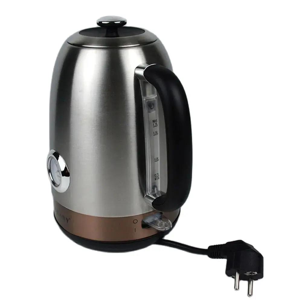 家庭用ステンレス鋼電気ケトル、断熱ティーポット、高速加熱、自動電源オフケトル