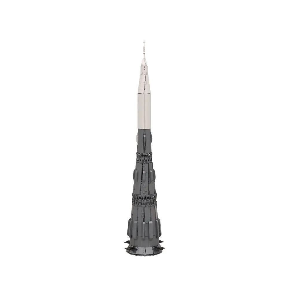 

Изготовленный на заказ MOC: C9216 Rocket (N-1) Moon Rocket, масштаб 1:10, модель 2693 детали