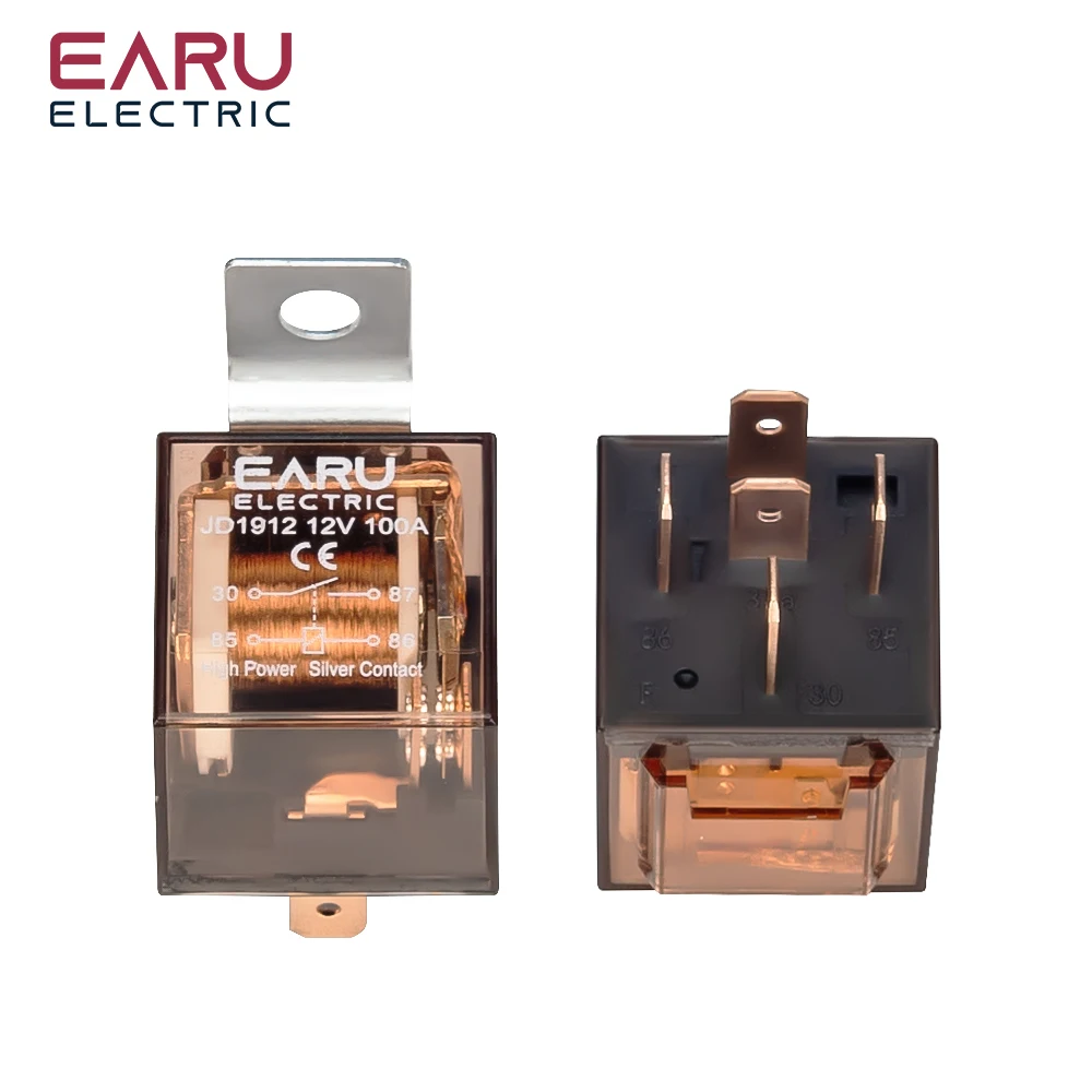 1pcs Waterproof Automotive Relay 12V 100A 5Pin SPDT Car Control Device Car Relays DC 24V High Capacity Switching