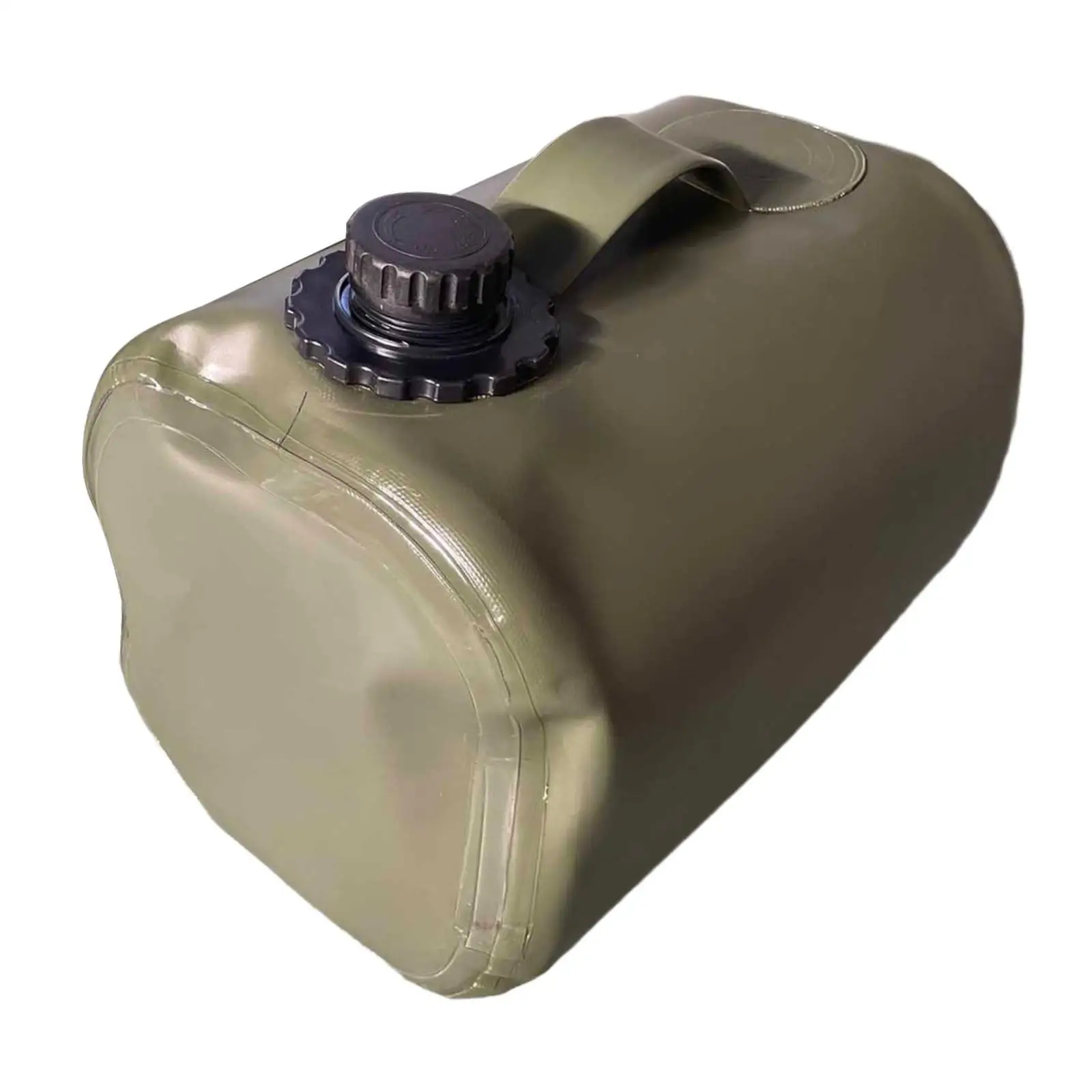 10L PU Folding Fuel Tank Soft Petrol Canister Emergency Oil Bag for Car Camping Motorcycle Extra Capacity