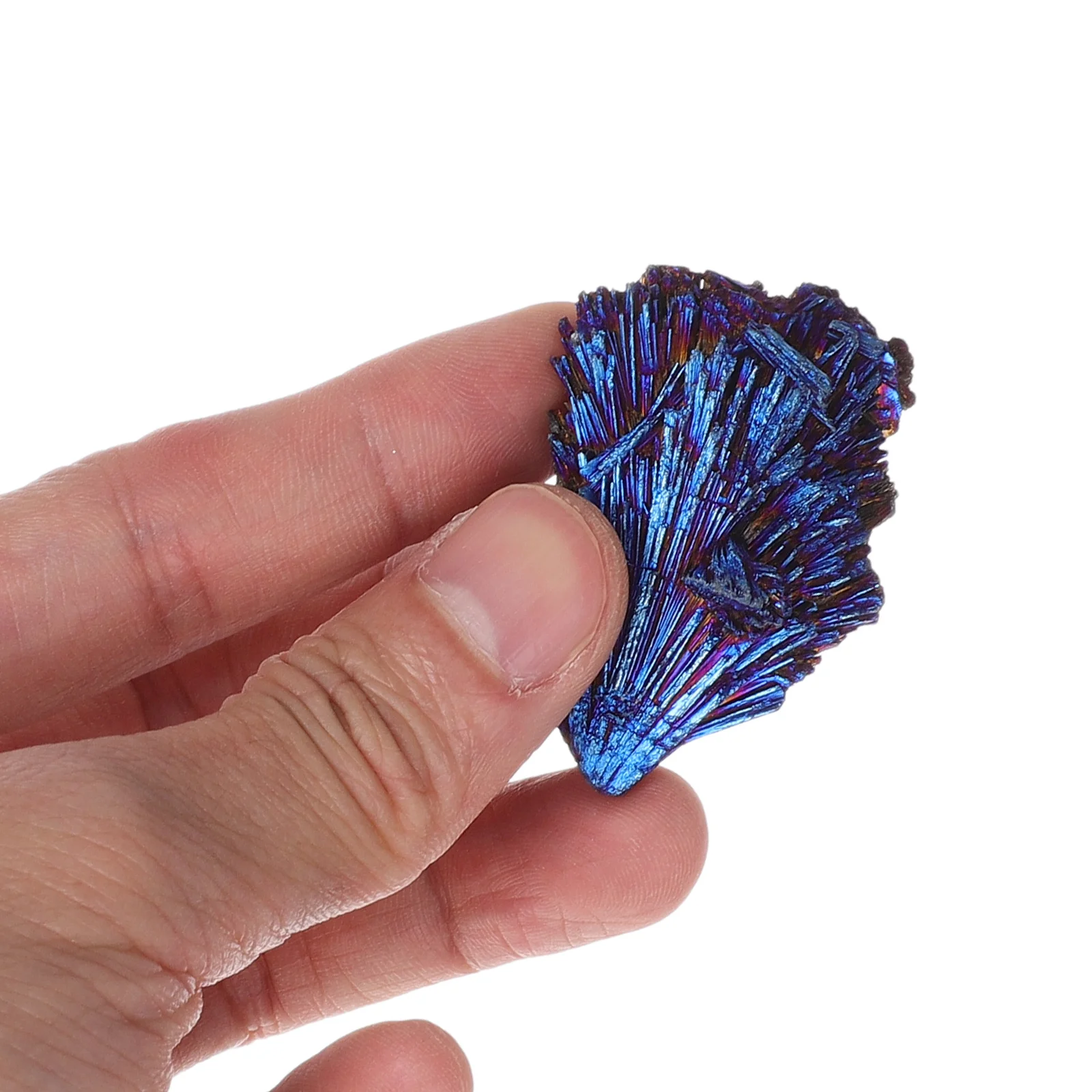 Decoration Gemstone Specimen Crystal Home Blue Natural Quartz Pendant Decorative