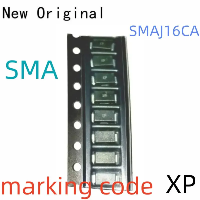

Smaj16Ca Sma 400W 16V Surface Mount Transient Voltage Suppressor Marking Code Xp