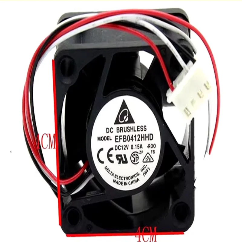 1 szt. Wentylator chłodzący EFB0412HHD EFB0412VHD EFB0412MD H3C przełącznik chłodzi 4CM 12V cichy i wydajny