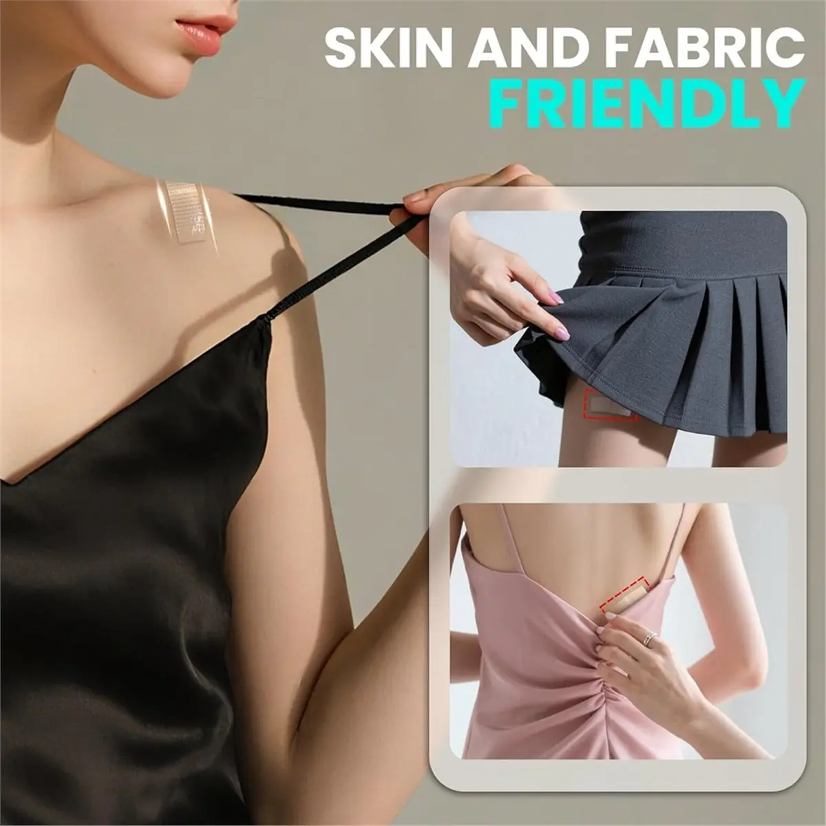 No Sew Hemming Tape Double Sided,Sticky Strong Adhesive Cloth Leather Tape -on Tape, No Ironing, Gluing