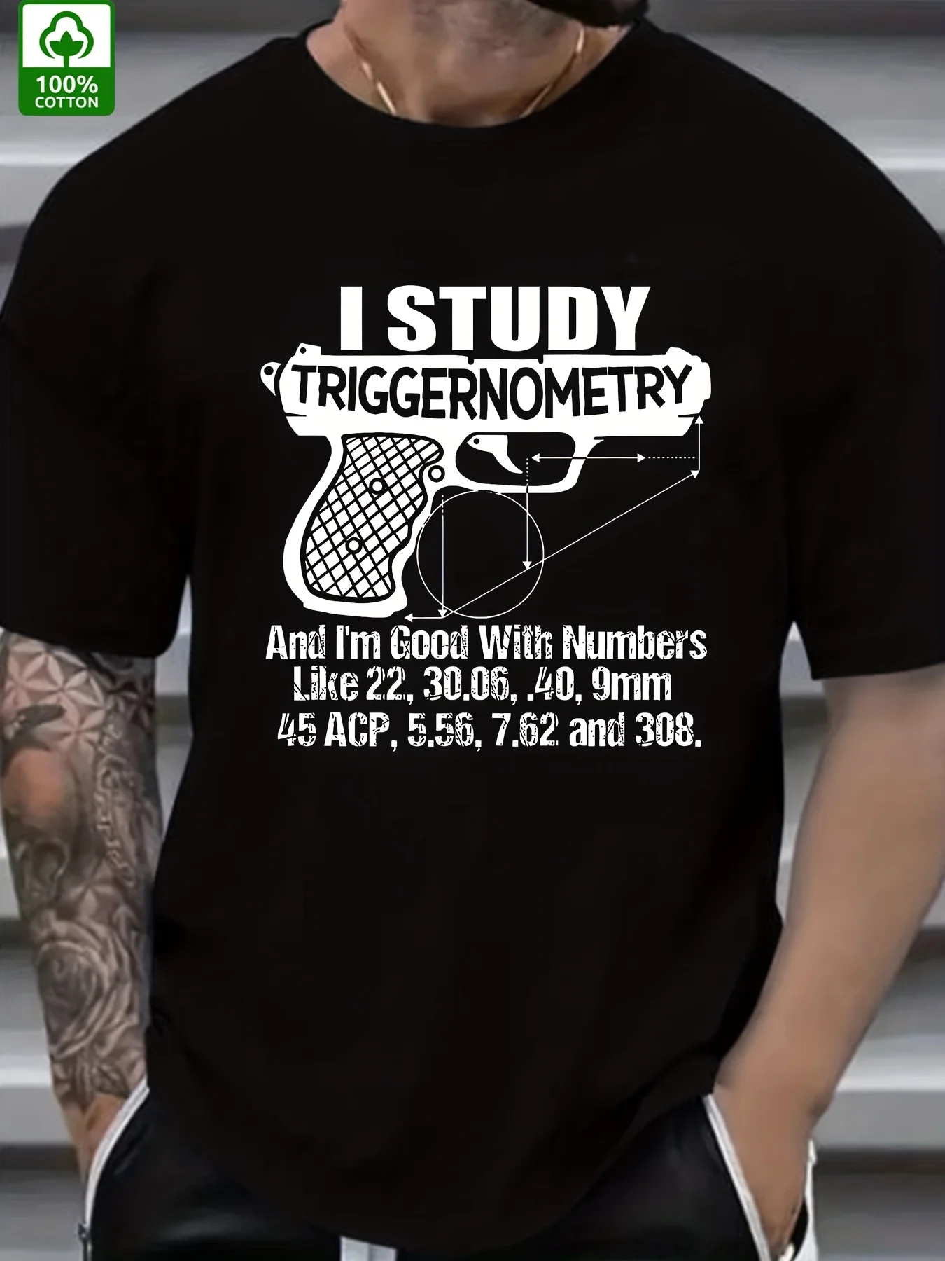 여름 트렌드 남성 코튼 티셔츠, 레터 패턴 프린팅, 아웃도어 남성 패션 코튼 티셔츠