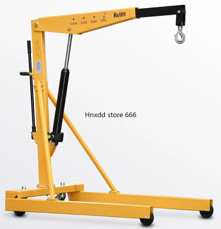 Crane hydraulic folding small one-arm crane wide chassis hanger mobile crane