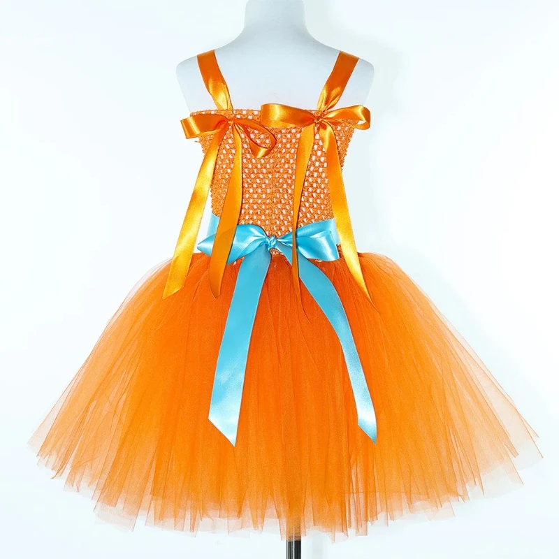Kids Super Kitties Tutu Dress Costume Girls Halloween Cartoon Cat Costumes Girl Carnival Party Perform Princess Dress Up Clothes