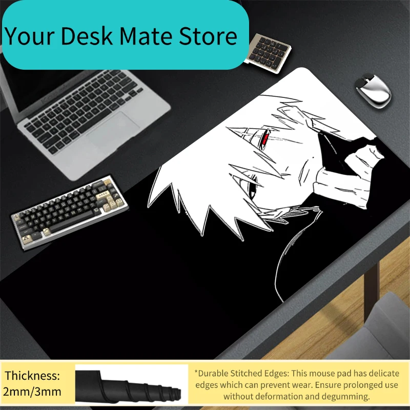 Anime Mousepad Gamer Naruto Gaming Mouse Pad Personality-Filled Desk Mat Playmat Computer and Office Cabinet Keyboard Pad