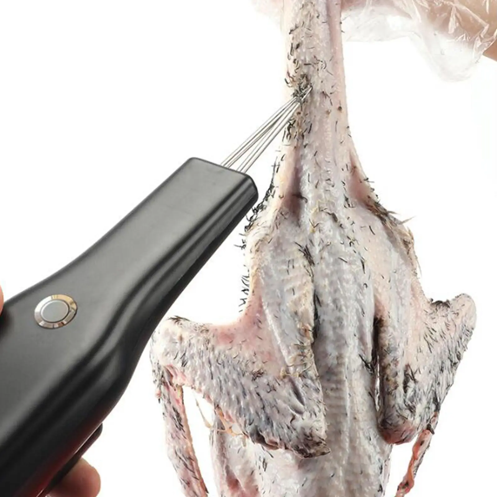 

Handheld Electric Poultry Plucker Kitchen Gadget Small Feather Removal Machine for Chicken