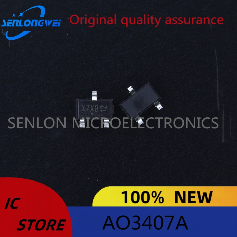 AO3407A MOSFET field effect transistor SOT23-2 P channel triode New Original