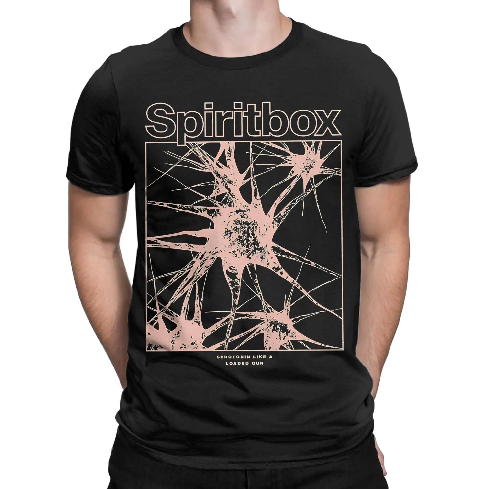 spiritbox For Fans  T Shirt Men Women's Pure Cotton Novelty T-Shirt Round Collar  Tee Shirt Short Sleeve Tops 4XL 5XL 6XL