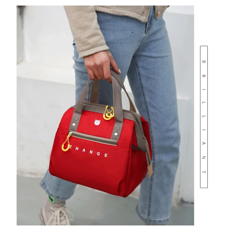Isolierte Lunch-Tasche Tragbare Aluminiumfolie Isolierte Lunchbox-Tasche Studenten-Lunchbox Bento-Tasche Handliche Lunch-Tasche für Unterwegs – Detail 22