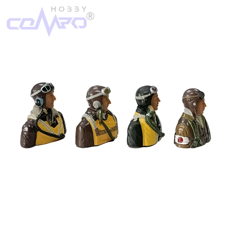 1/6スケール 1/5スケール ハーフボディ シミュレート シビルパイロット フィギュア 帽子付き おもちゃ モデル RC飛行機 アクセサリー ホビー カラー ブラウン 1個